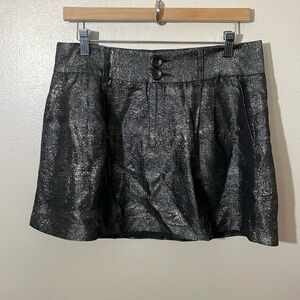 NEW Vintage Nanette Lepore Metallic Mini Skirt